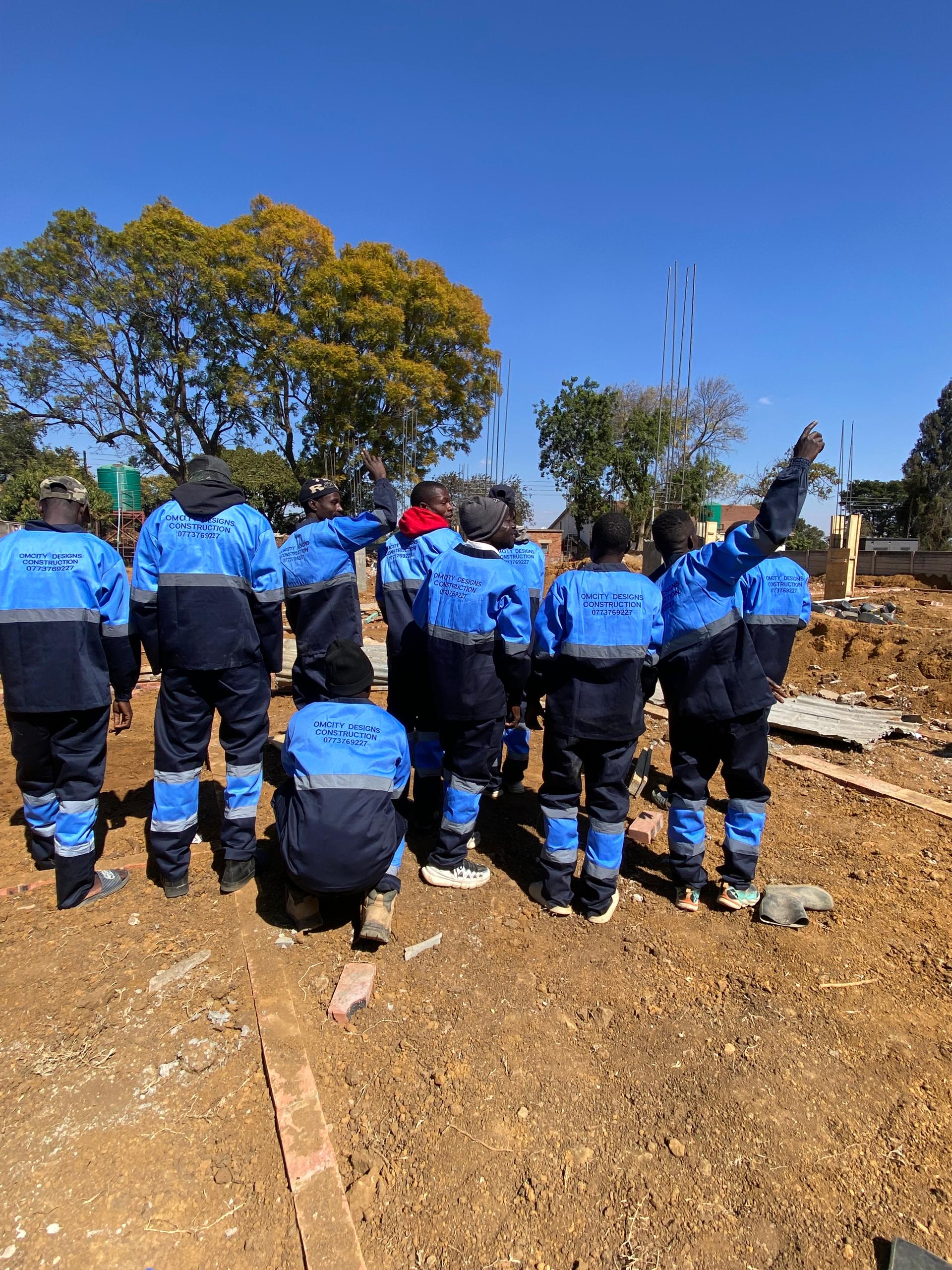 OM City Designs crew on site